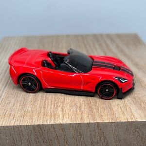 Hot wheels Collectible Chevy Corvette C7 Z06 Convertible Red